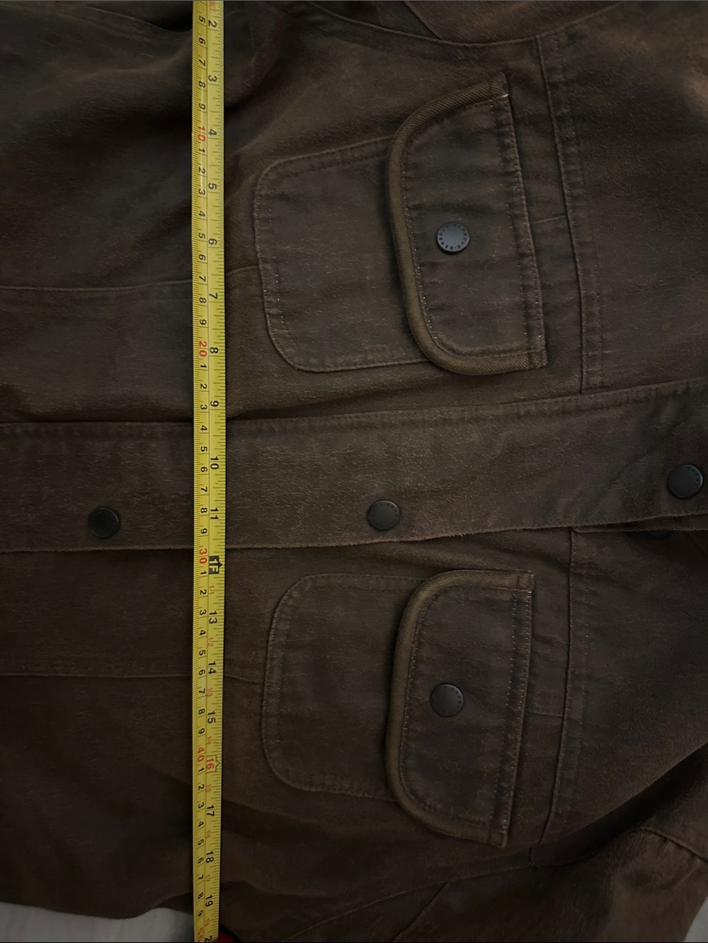 Like New Barbour Brown Button Jacket 10 - Picture 7 of 7